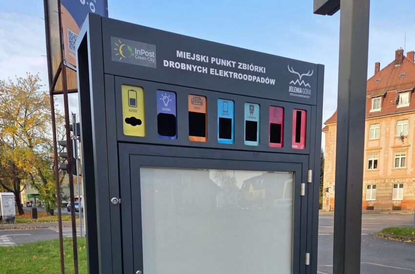  Nowe pojemniki na elektroodpady w Jeleniej Górze. Miasto stawia na ekologię i wygodę mieszkańców